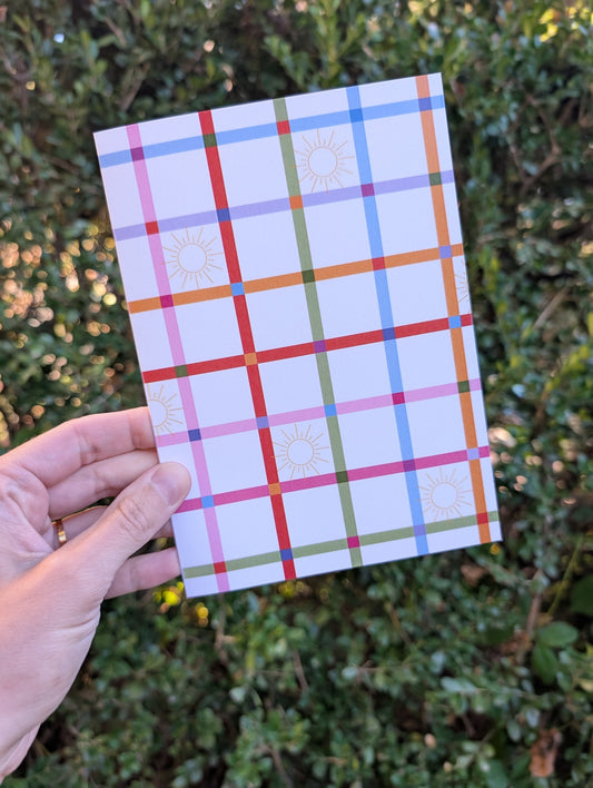 Happy Grid Greeting Card