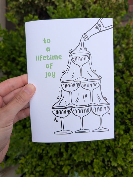 Lifetime of Joy - Greeting Card
