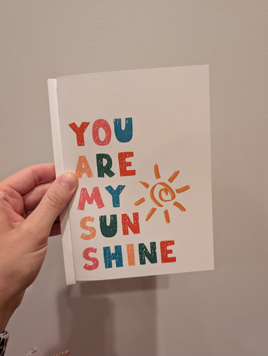 "You Are My Sunshine" Retro Greeting Card