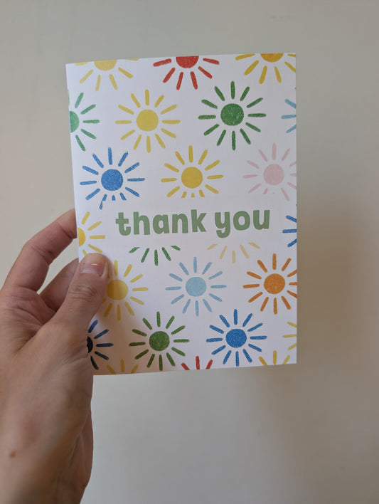 Sunny Thank You  - Greeting Card