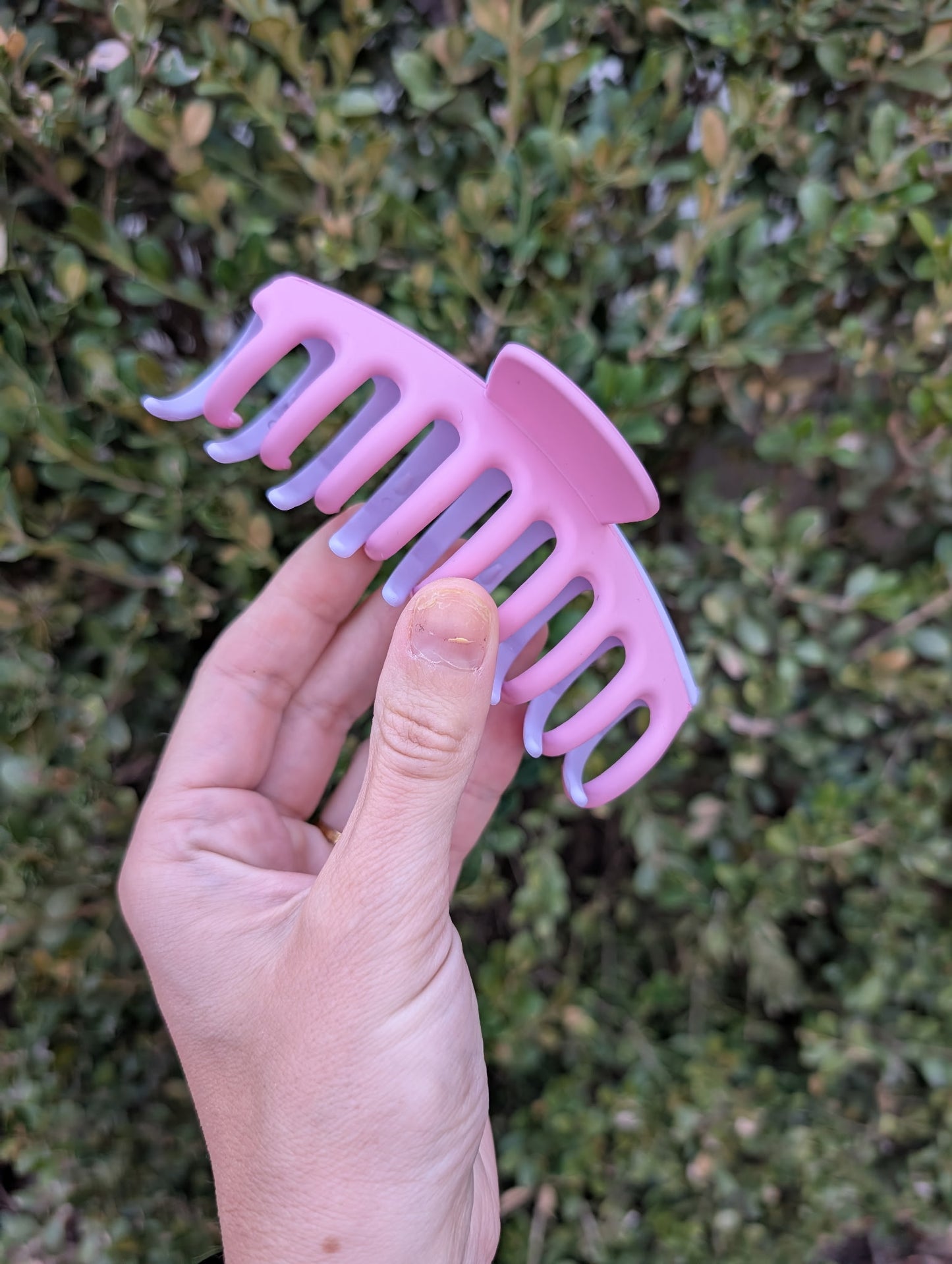 Pink and Purple Claw Clip