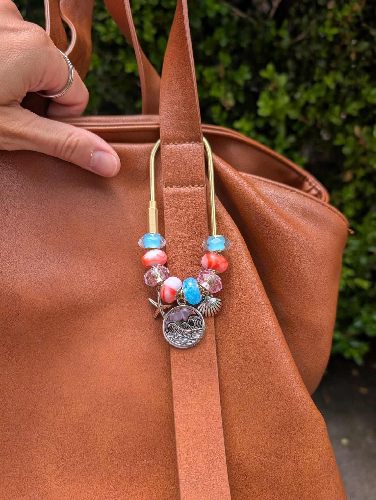 Ocean Wave Bag Charm