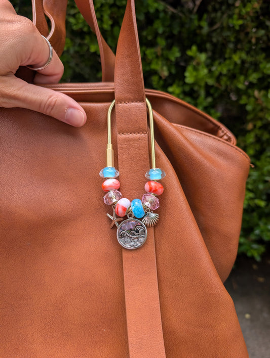 Ocean Wave Bag Charm