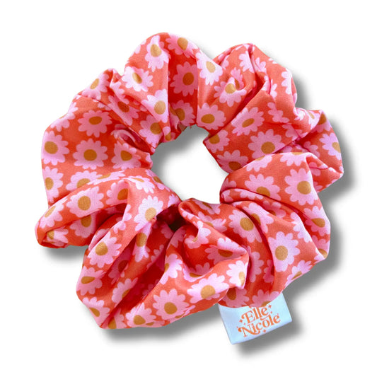 Daisy Dream Floral Scrunchie
