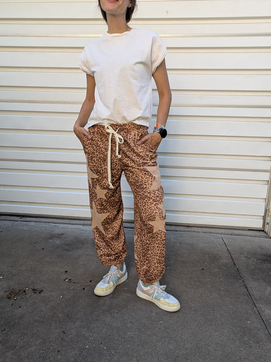 Star Cheetah Joggers