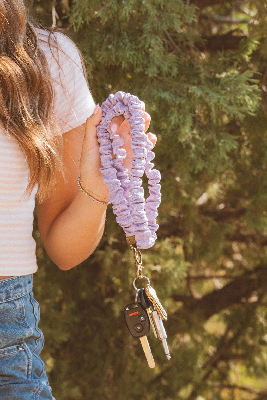 Solid Lavender Lanyard