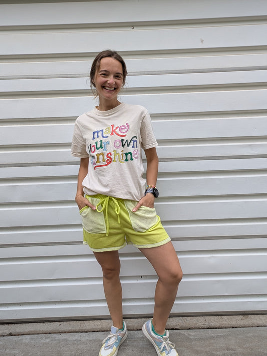 Electric Lime Lounge Shorts