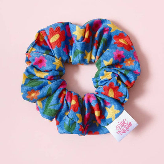 Poppies & Stars Scrunchie