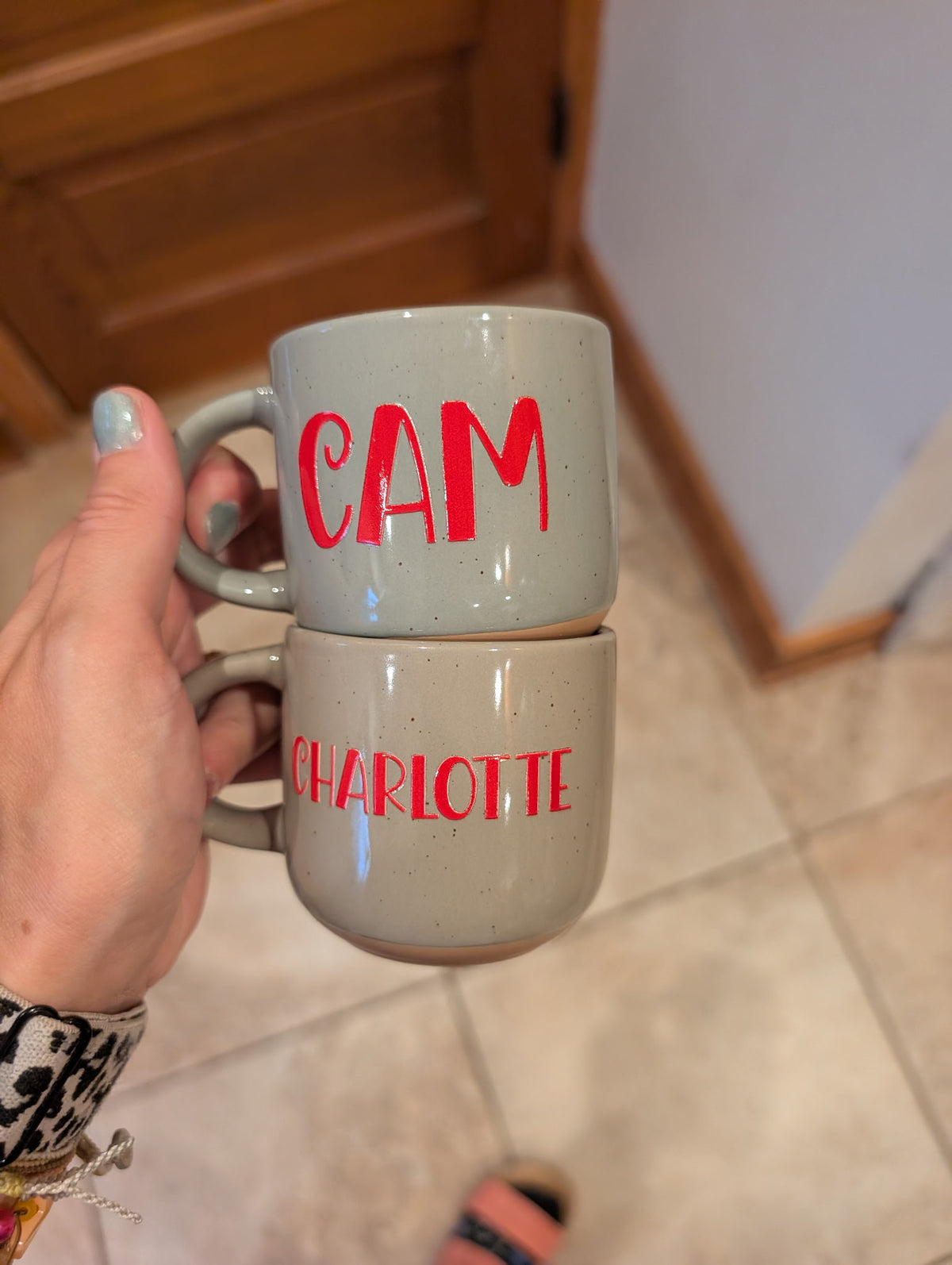 Personalized Little Reindeer Ceramic Hot Chocolate Mug
