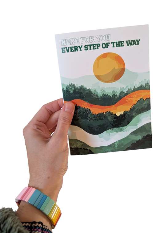 Every Step of the Way - Greeting Card