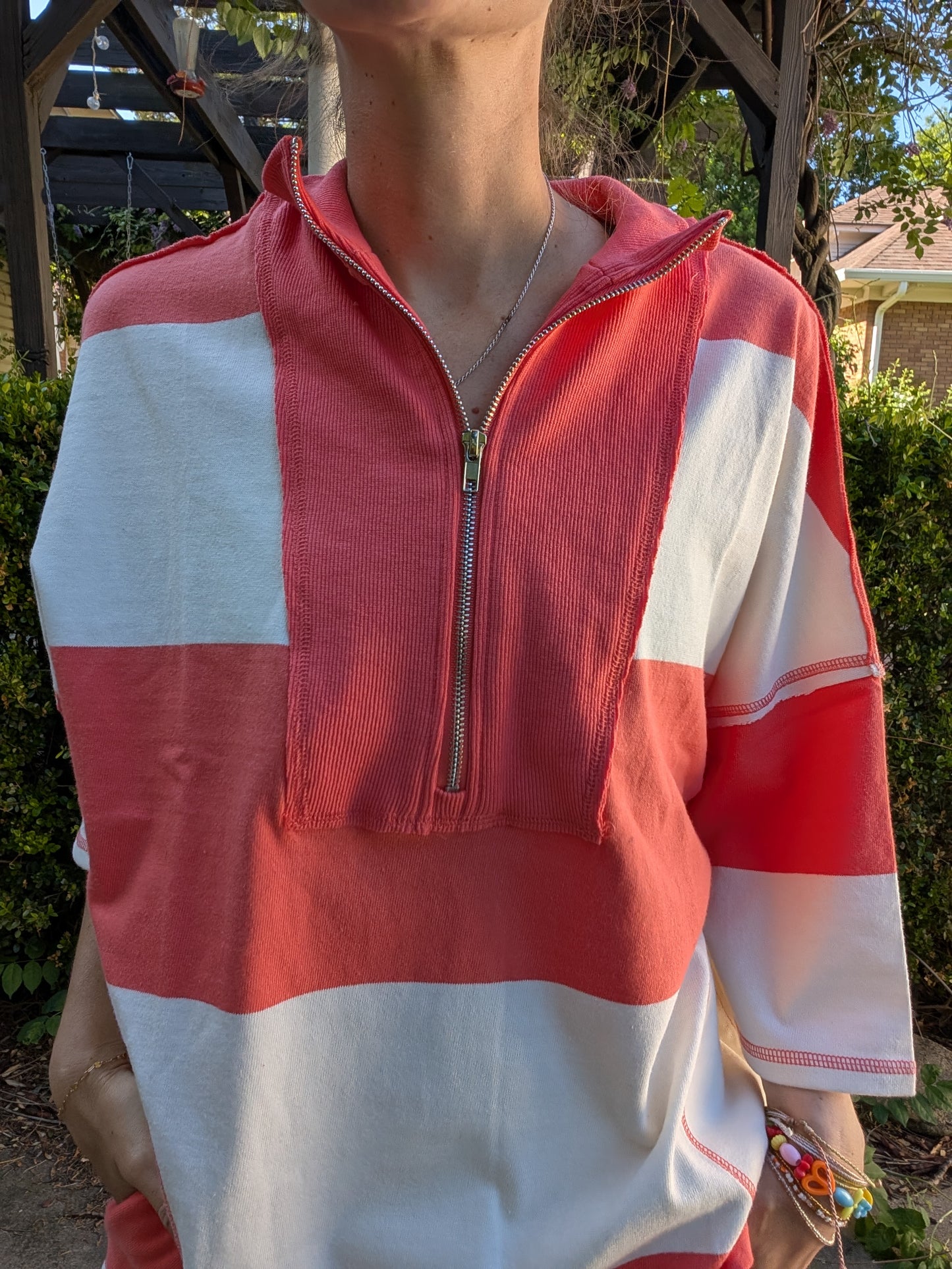 The Coral Coast Varsity Zip Set