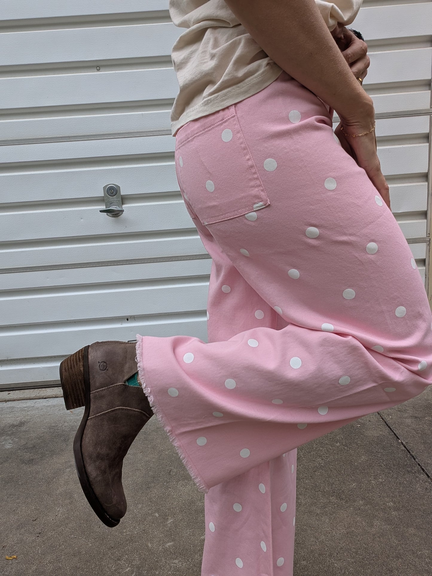 The Polka Dot Party Wide-Leg Pants