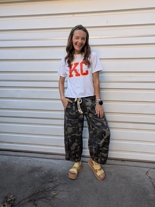 The Aspen Camo Drawstring Joggers