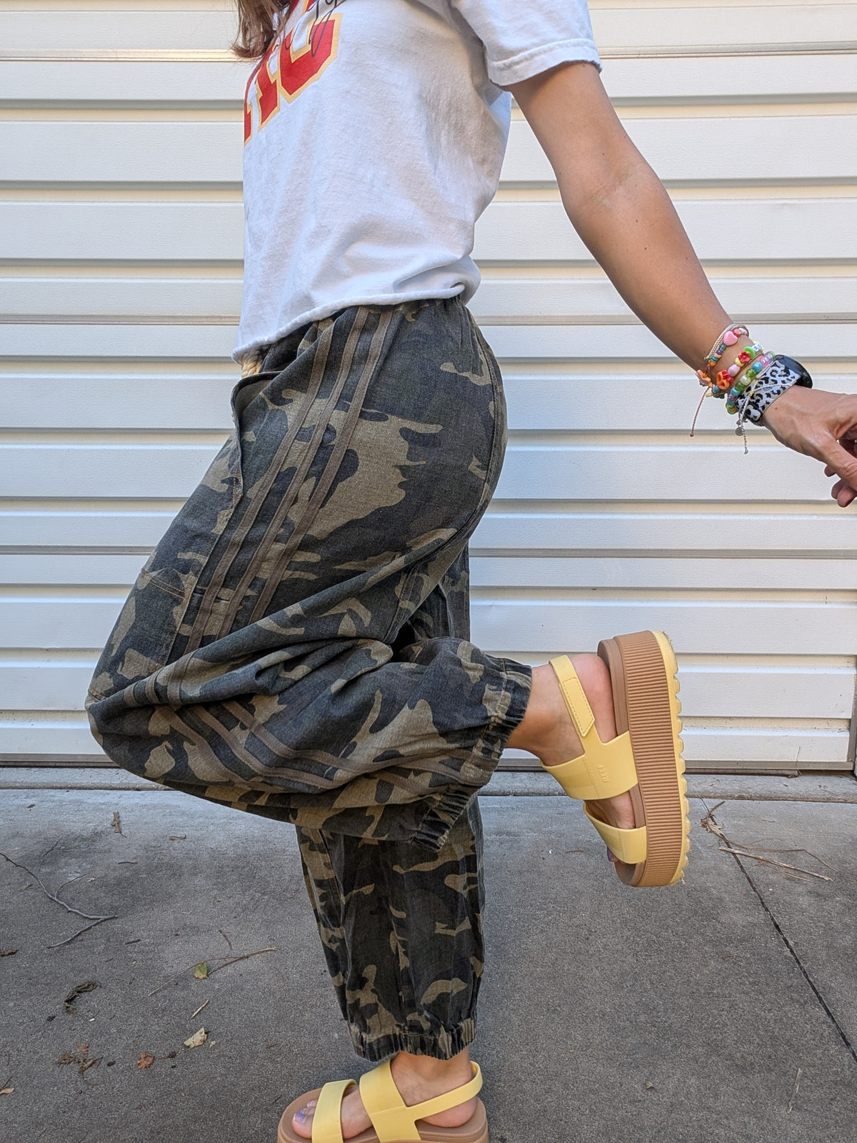 The Aspen Camo Drawstring Joggers