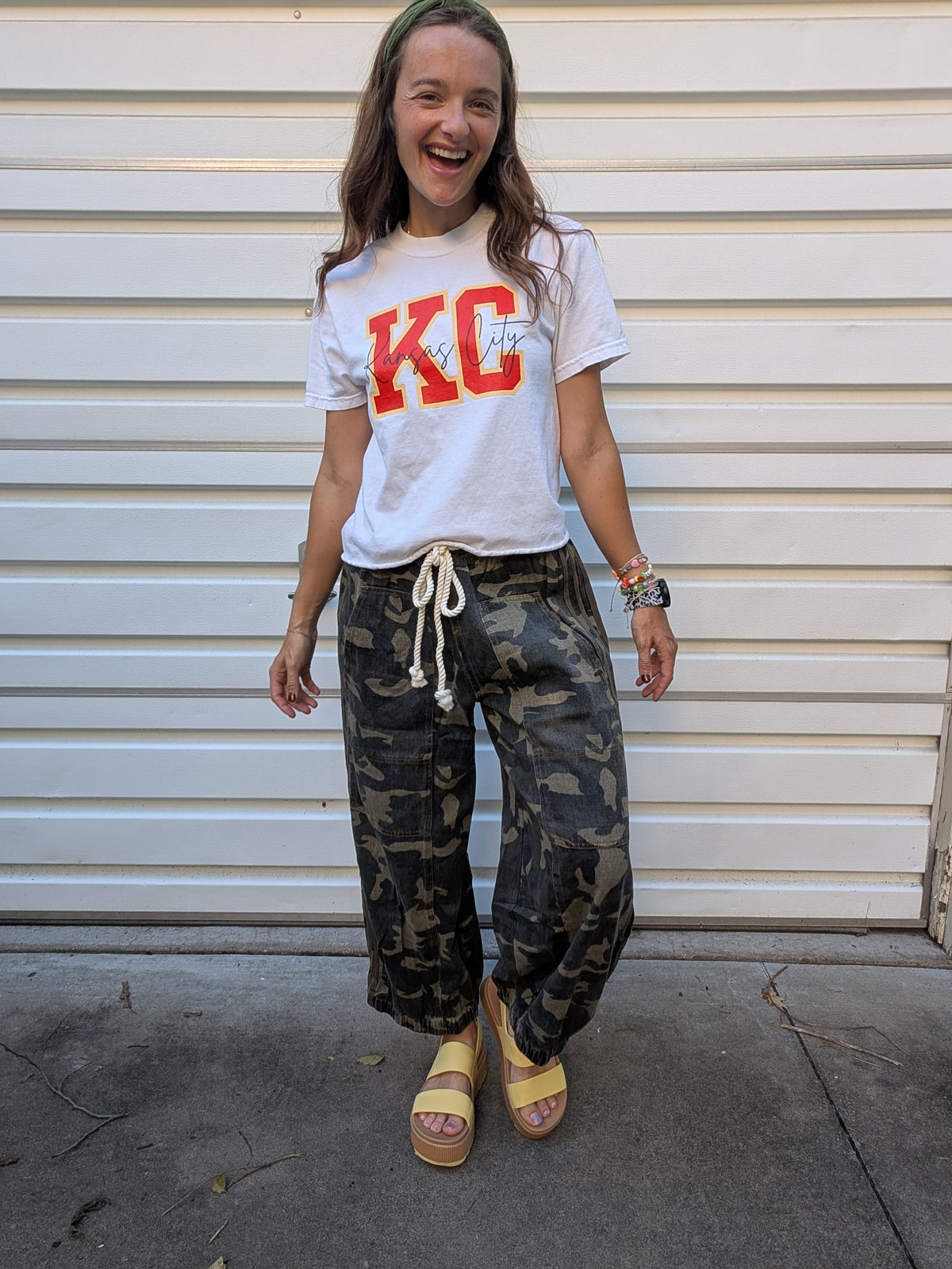 The Aspen Camo Drawstring Joggers