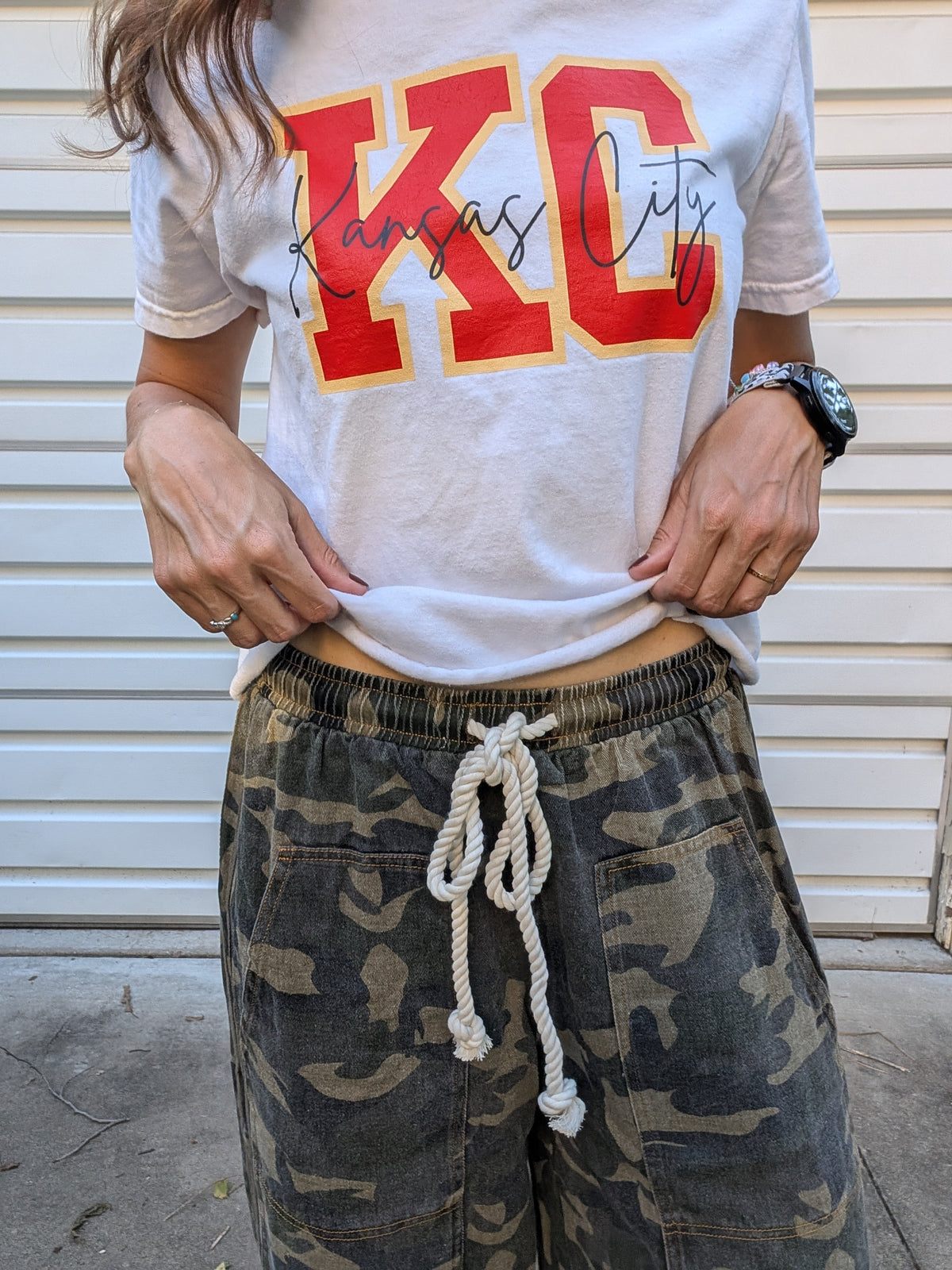 The Aspen Camo Drawstring Joggers