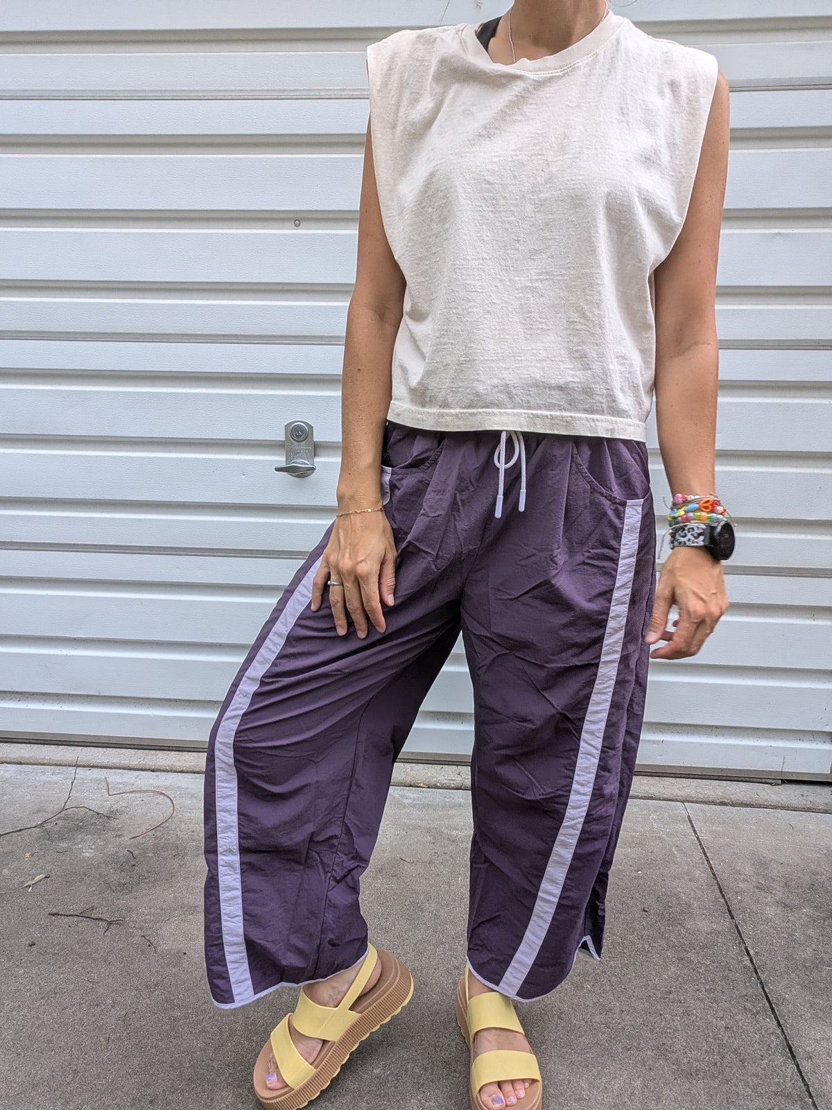 Plum Peak Track Pants