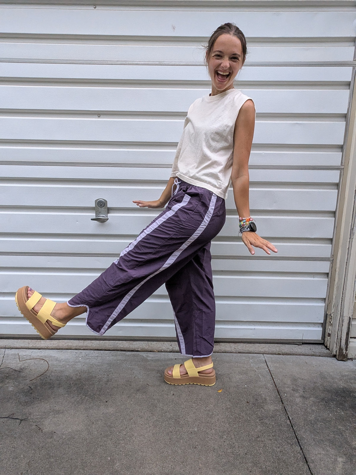 Plum Peak Track Pants