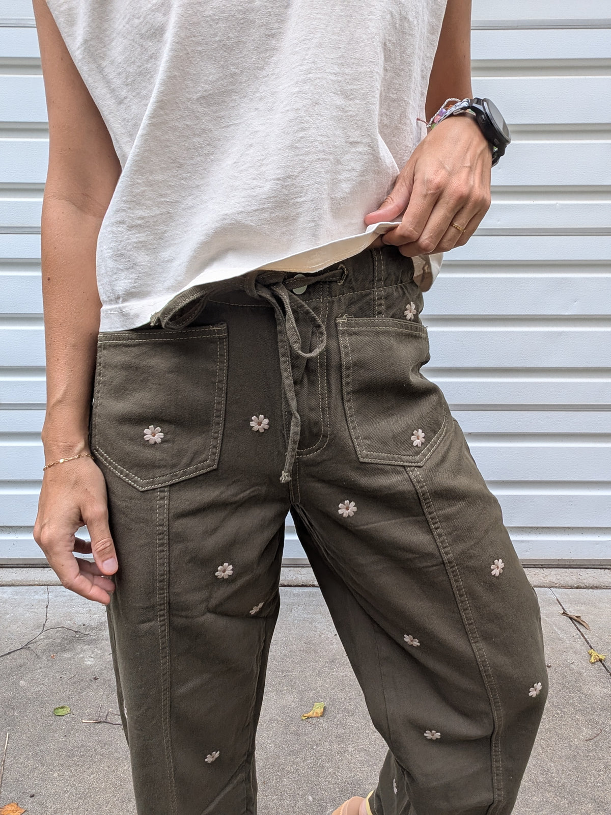 The Bloom Utility Barrel Pants