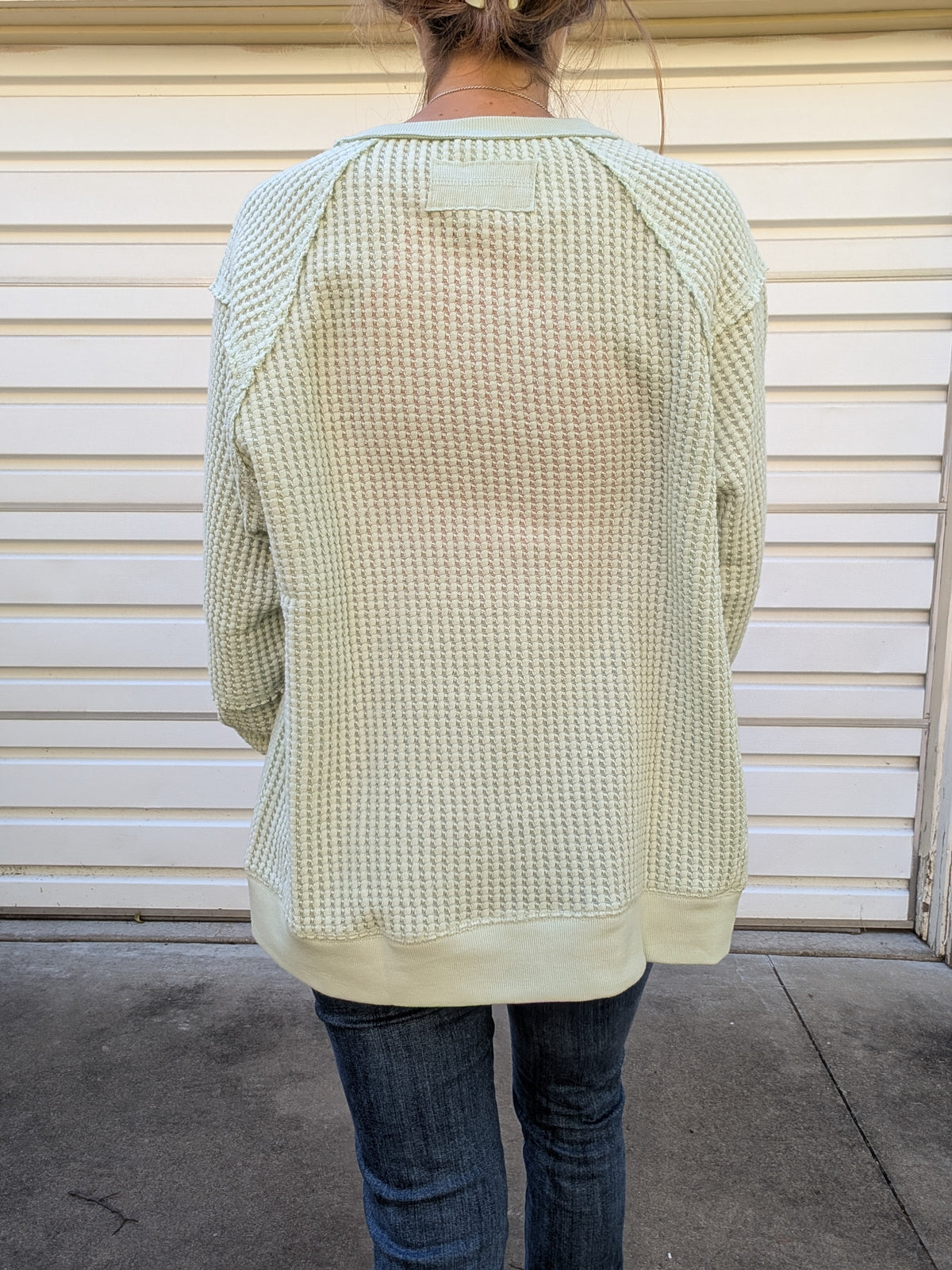 Sage & Sunday Waffle Knit Pullover
