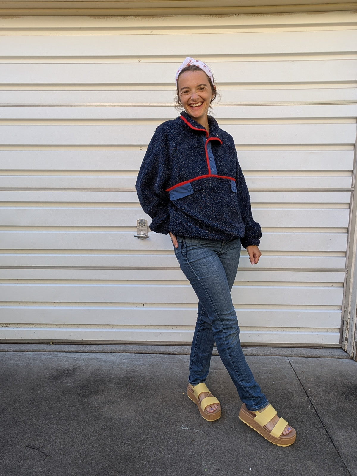 Confetti Cabin Fleece Pullover