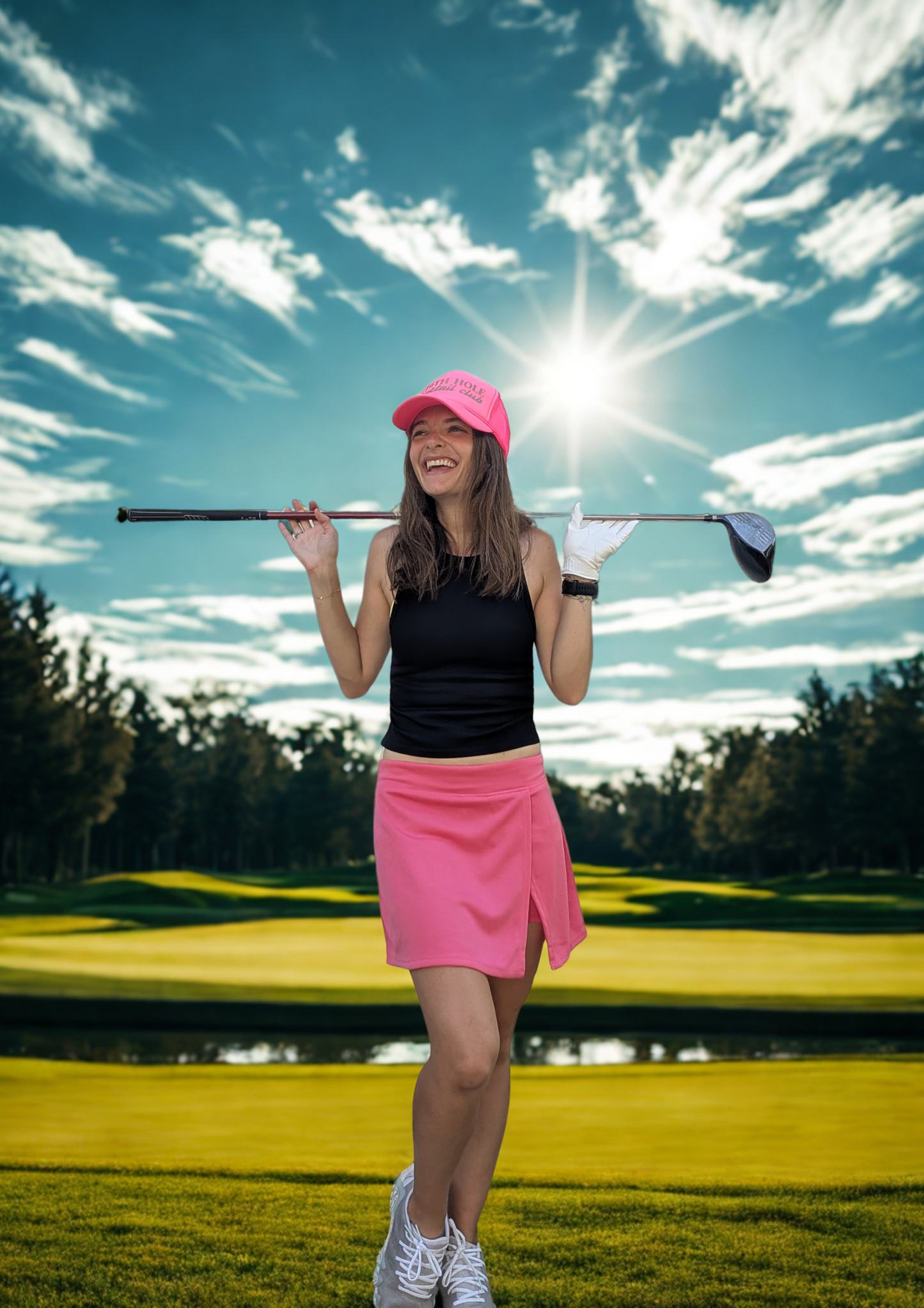 Soft Side Slit Skirt