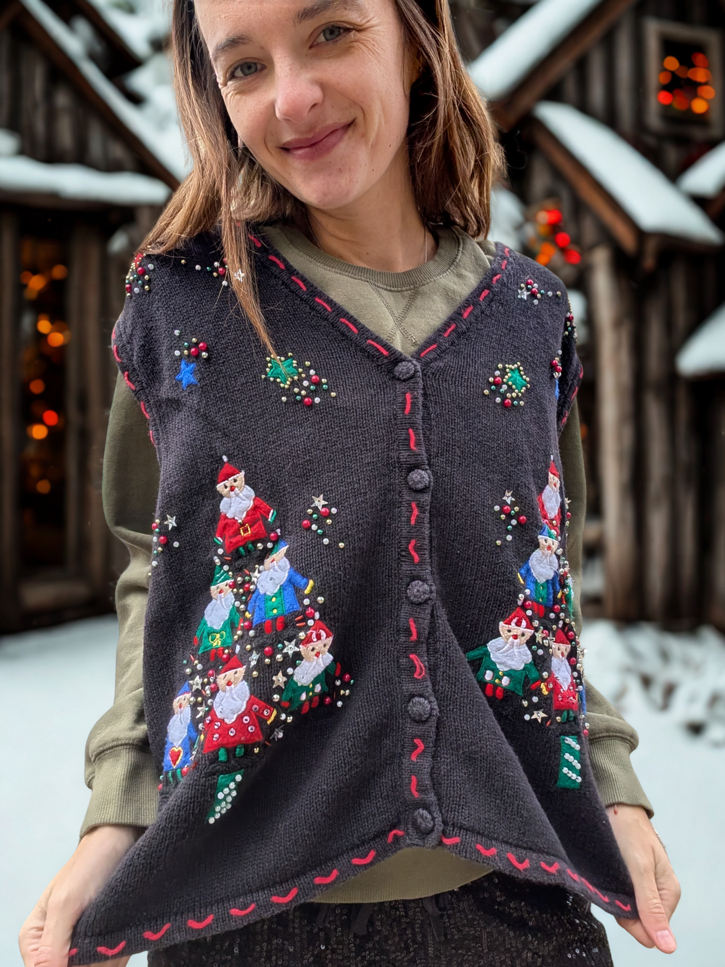 Jolly, Bold, and Beaded Vest