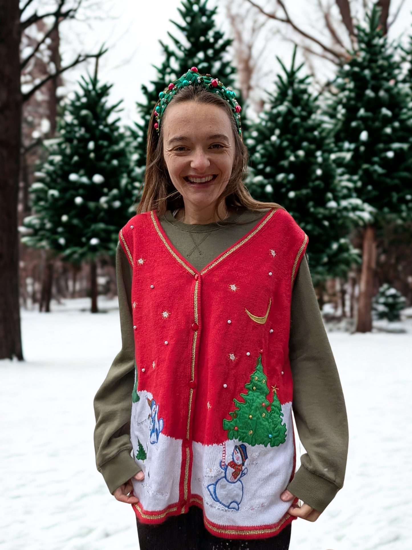 The Christmas Night Scenic Vest