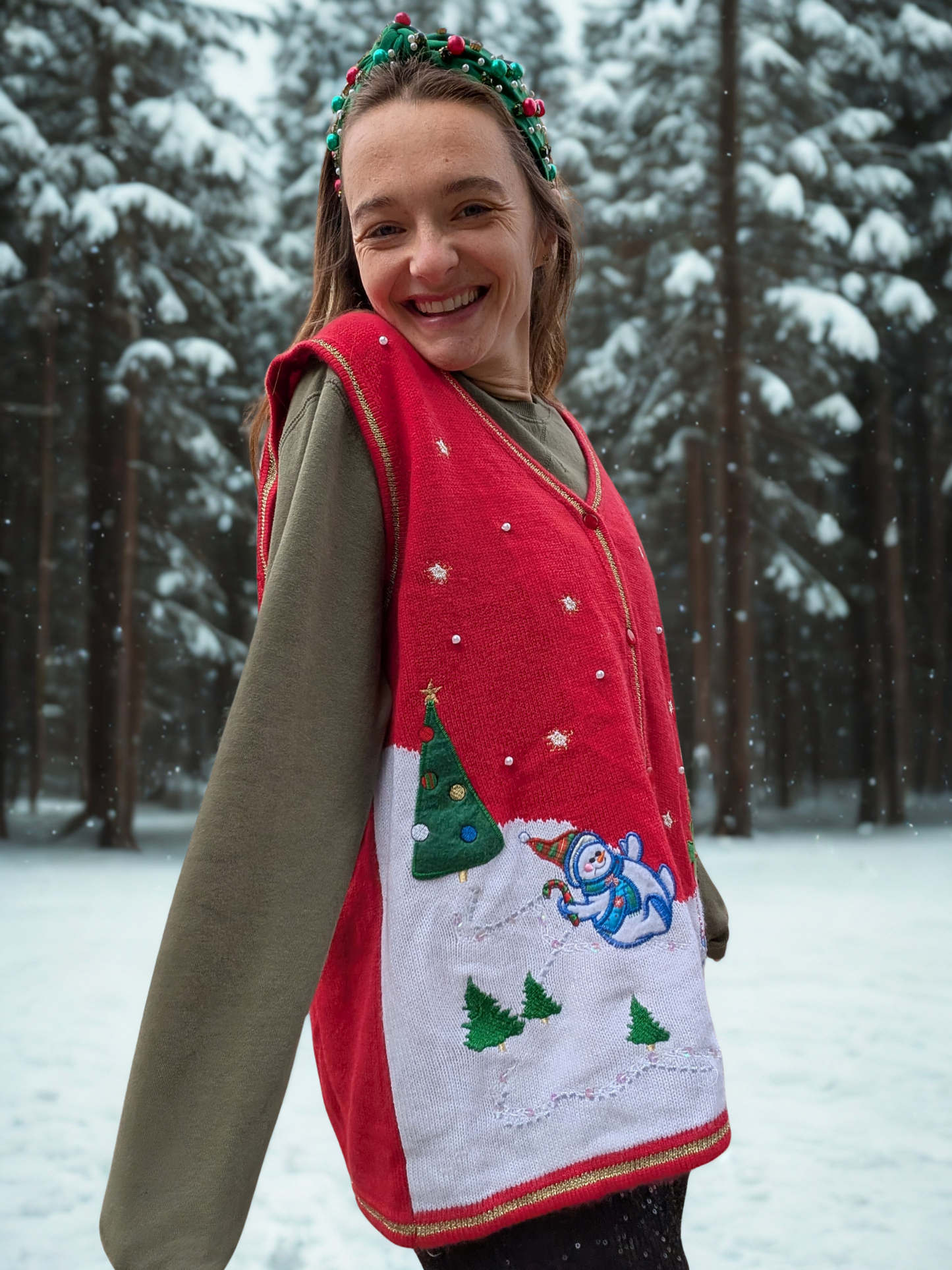 The Christmas Night Scenic Vest