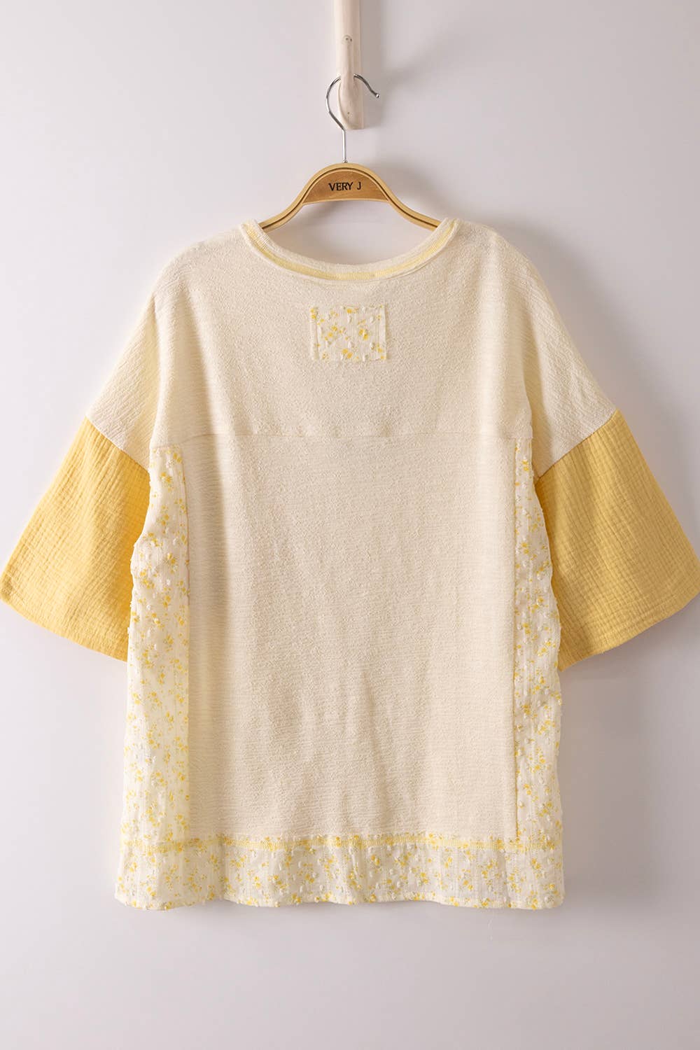 Sun-Drenched Mixed Media Tee