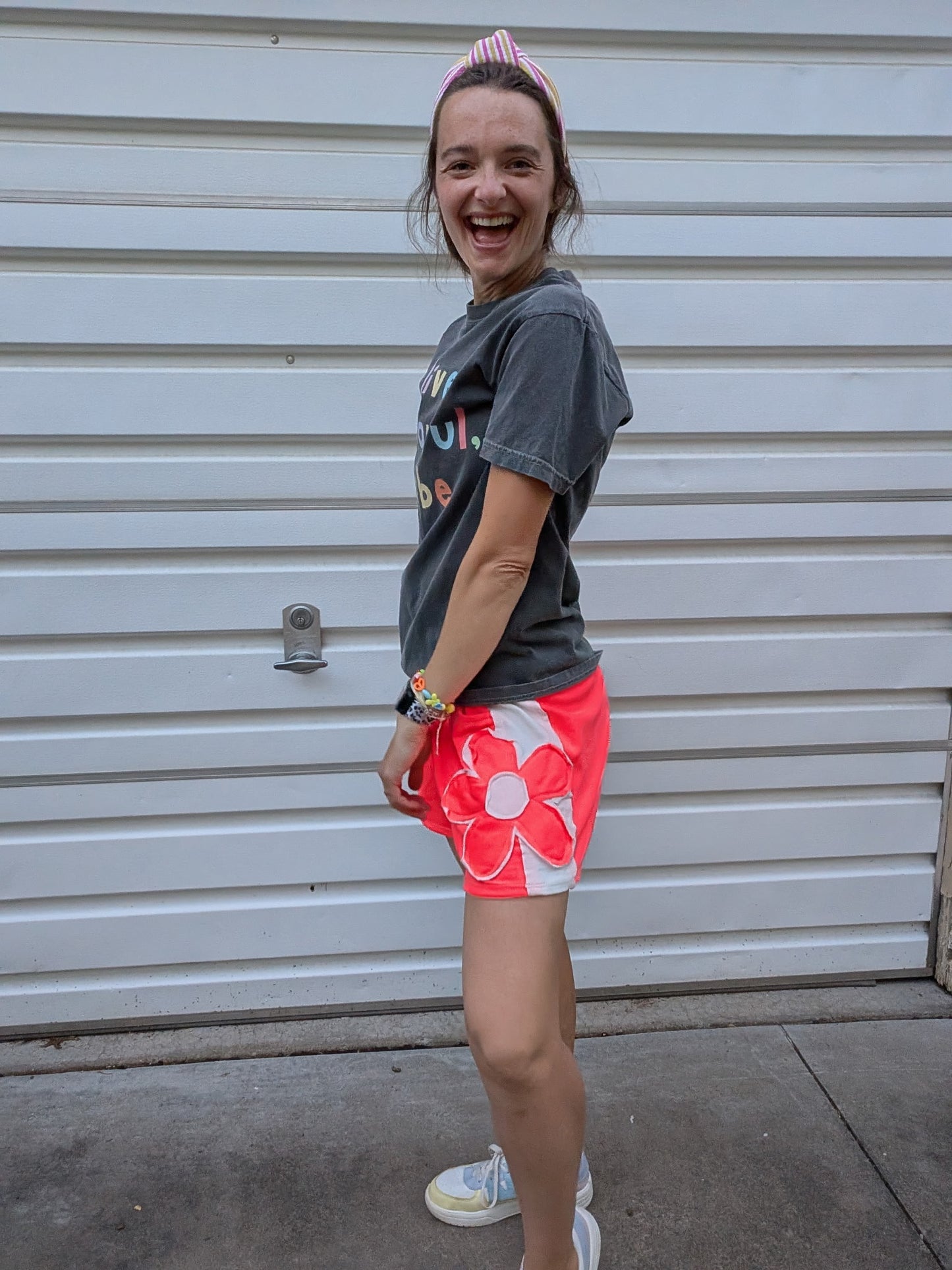 Flower Patched Shorts