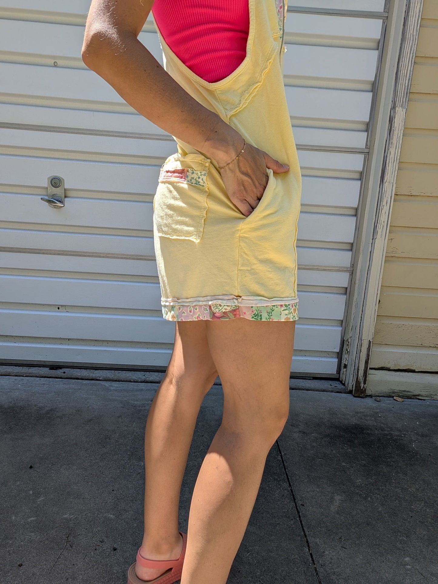 Sunnyside Floral Zipper Romper