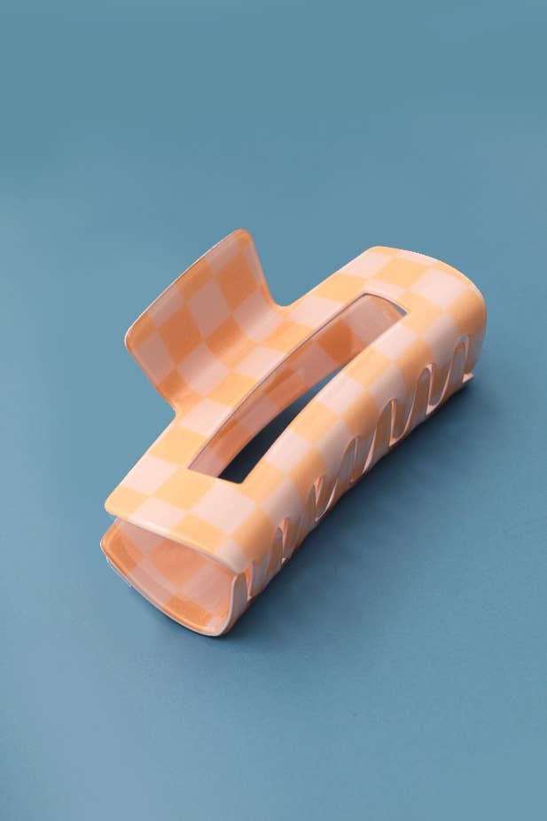 Checkerboard Claw Clip