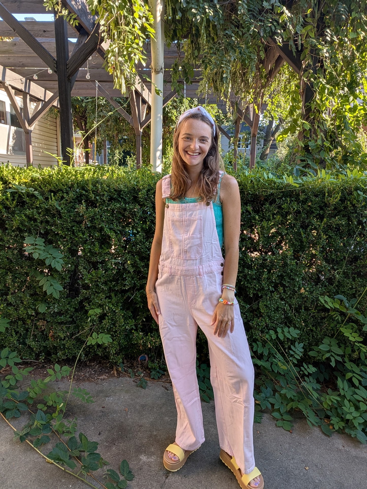 Strawberry Laffy Taffy Overalls