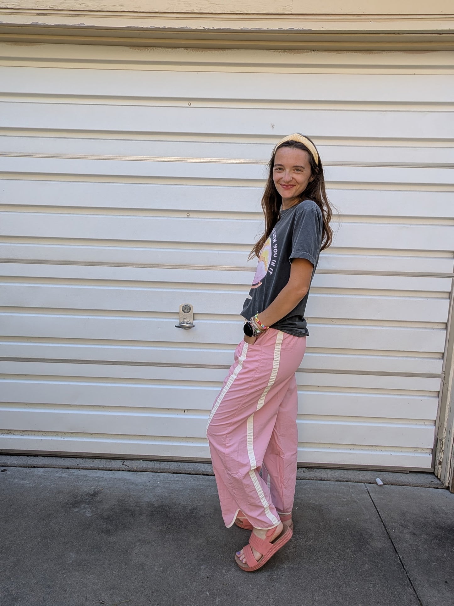 The Pink Pulse Track Pants