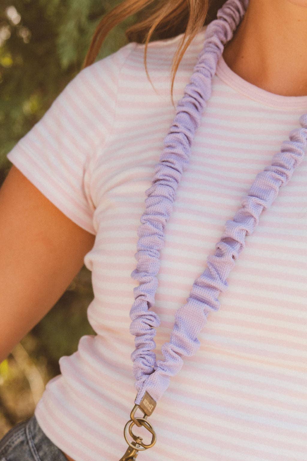 Solid Lavender Lanyard