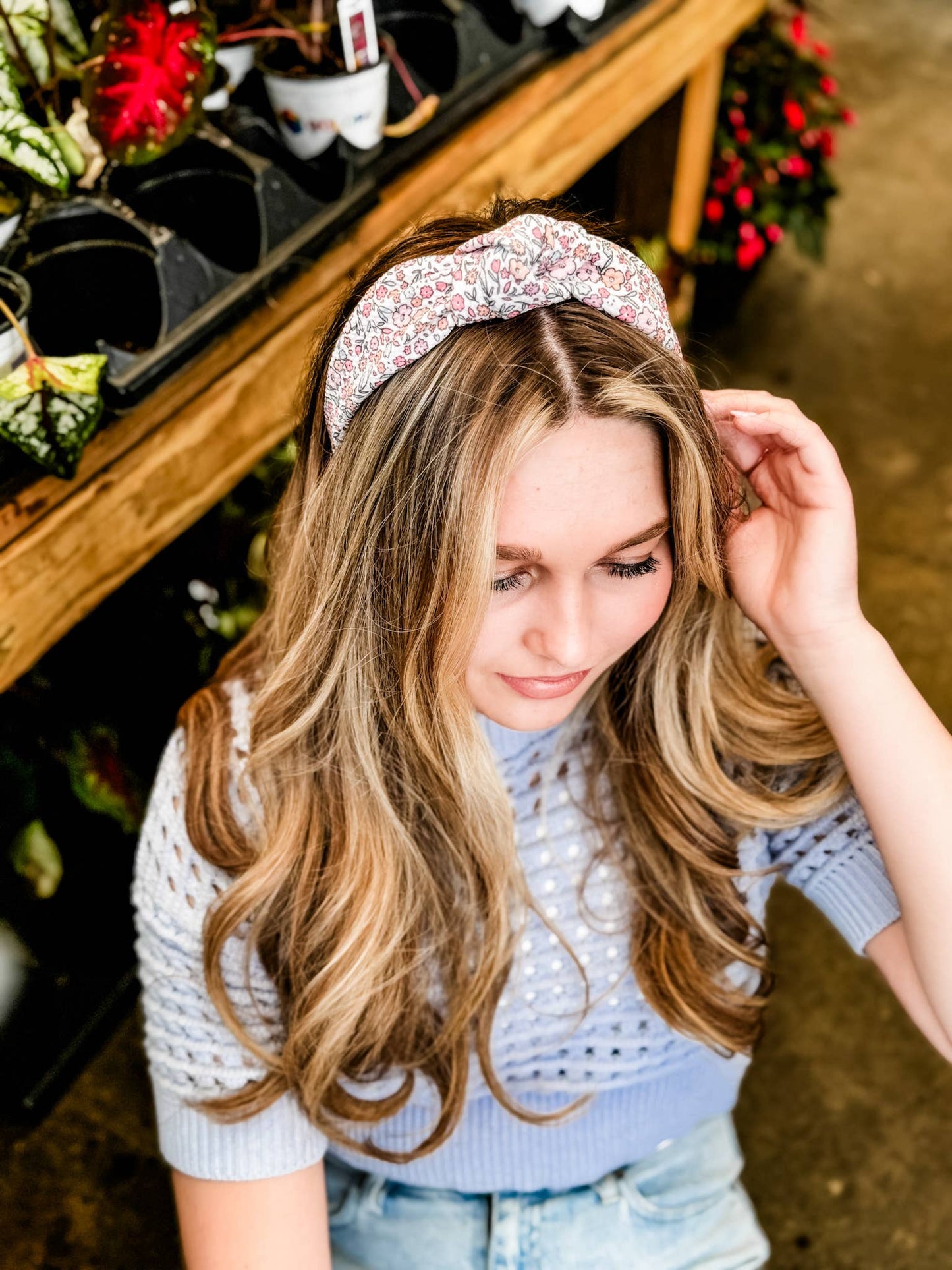 Snuck Through The Garden Structured Headband