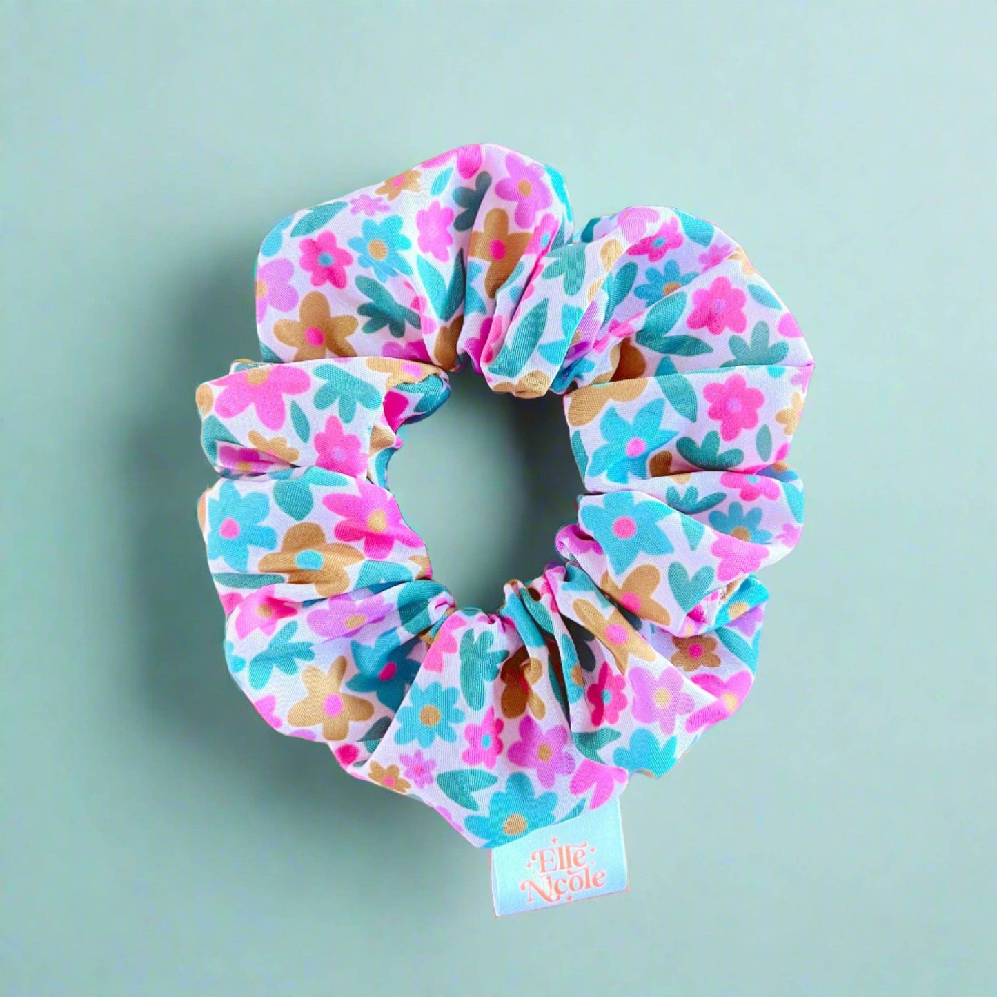 Sage Bloom Scrunchie