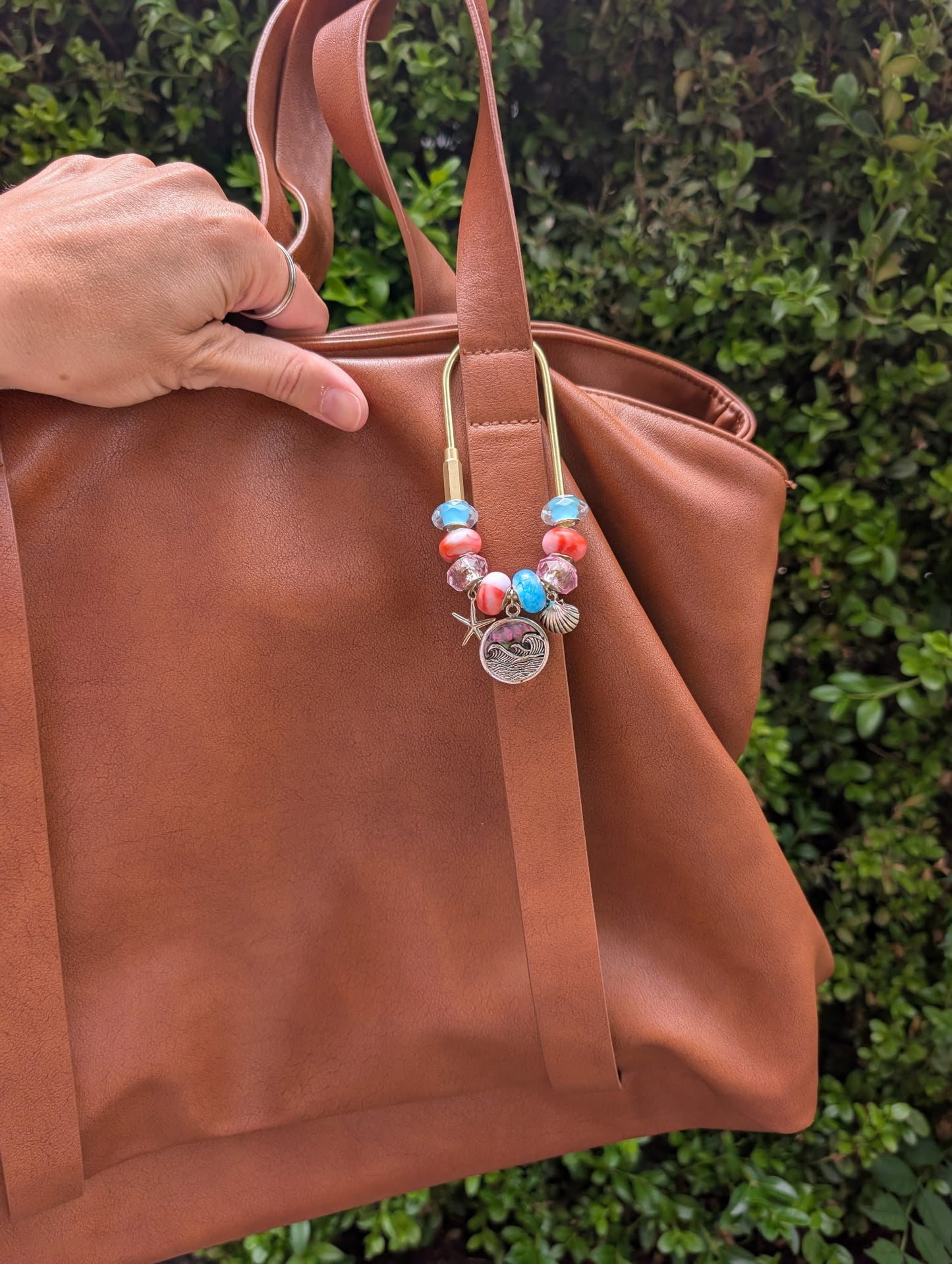 Ocean Wave Bag Charm