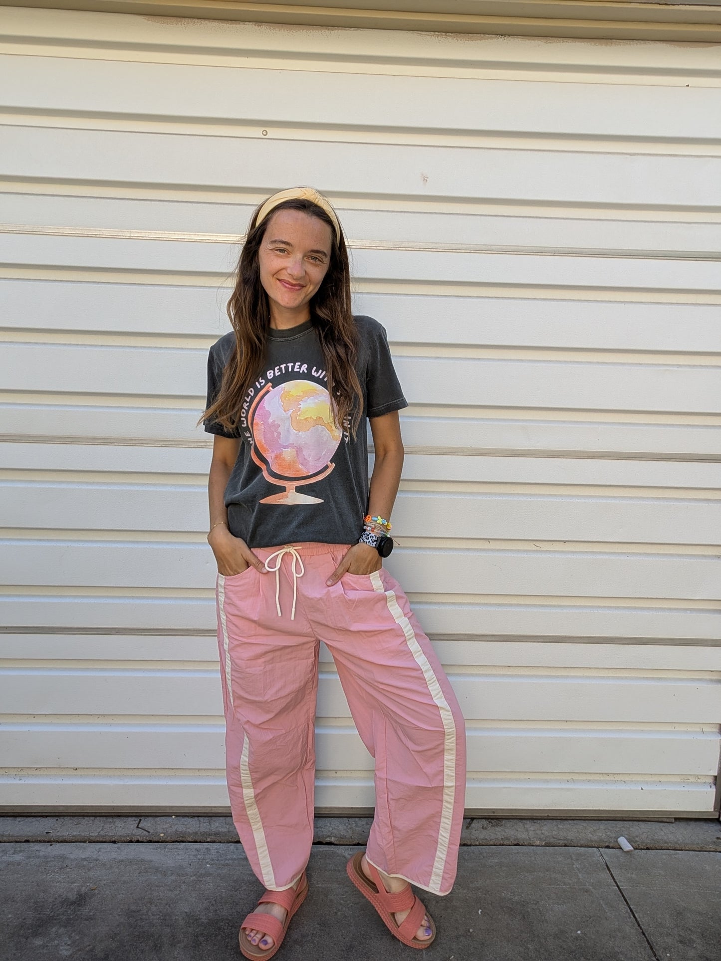 The Pink Pulse Track Pants