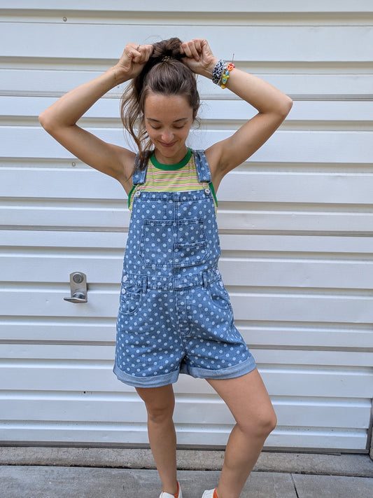 Polka Dot Overalls - RESTOCKED
