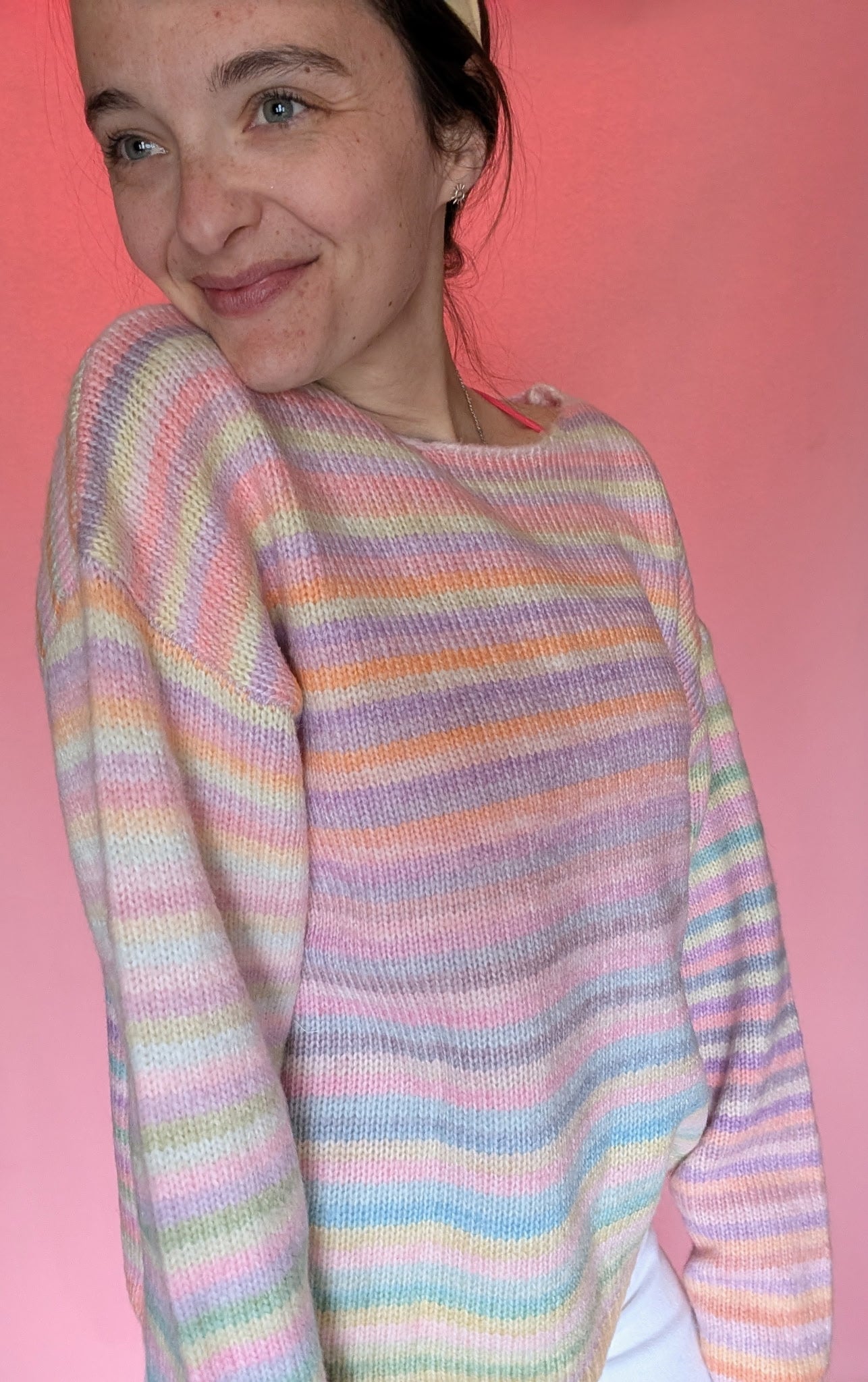 The Bright Side Striped Sweater