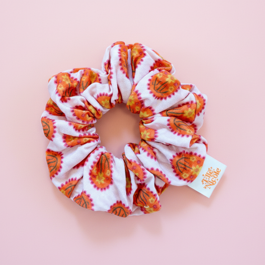 Floral Medallion Scrunchie