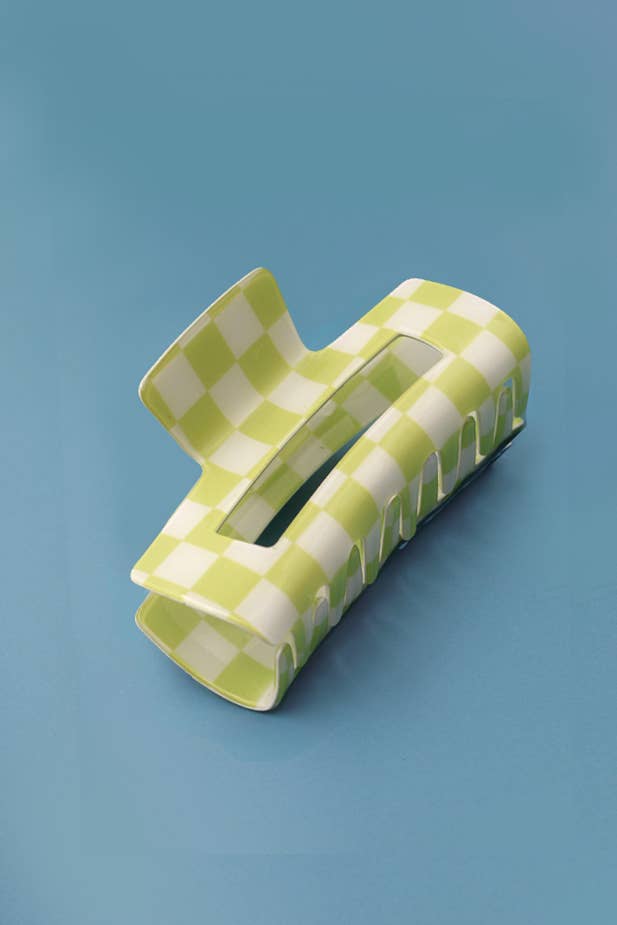 Checkerboard Claw Clip
