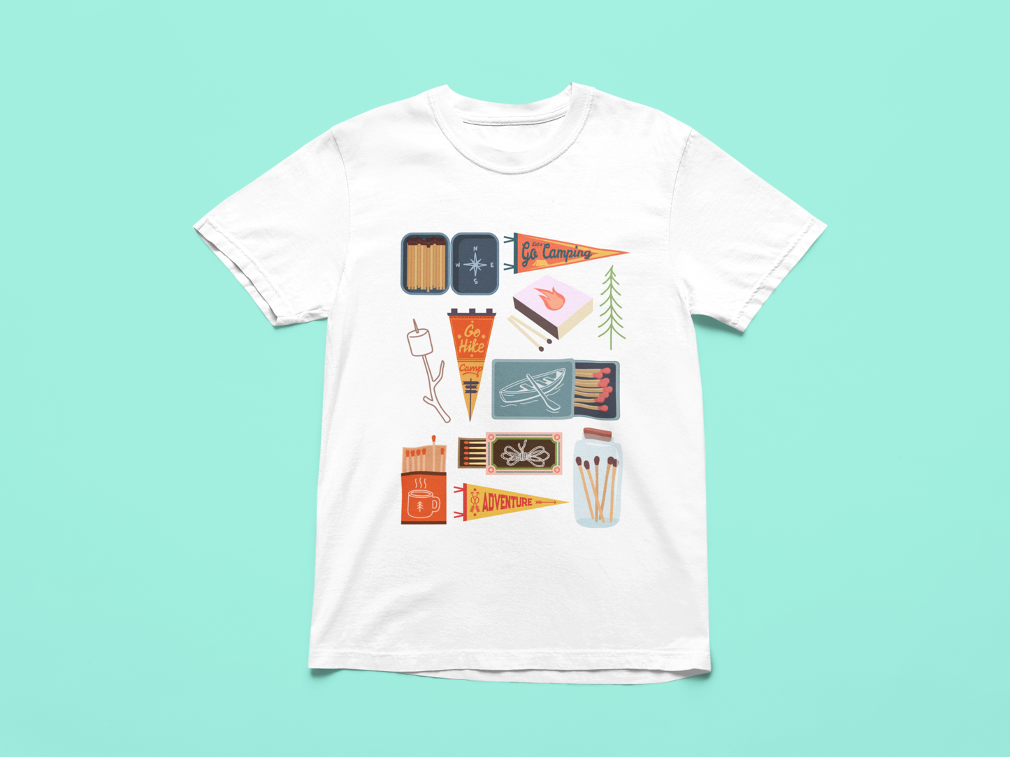 Let's Go Camping Matchbox Shirt