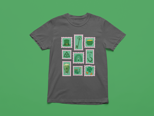 Lucky Postage Stamp Tee